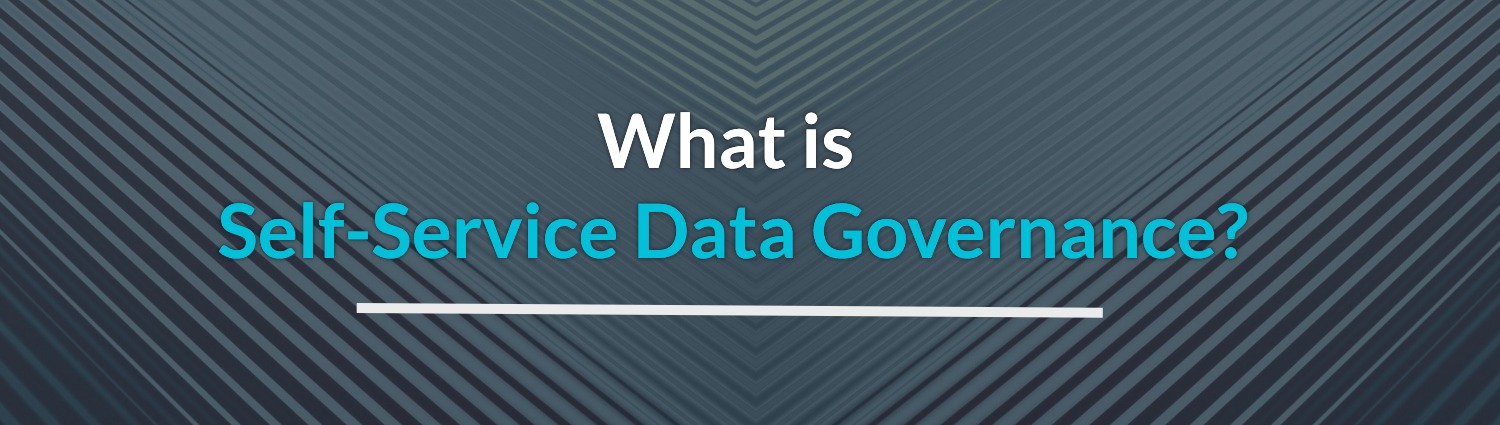 What is self service data governance