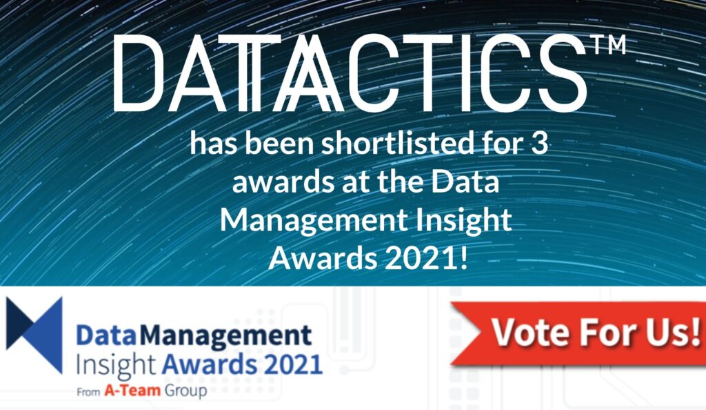  3 nominations for the Data Management Insight Awards 2021  